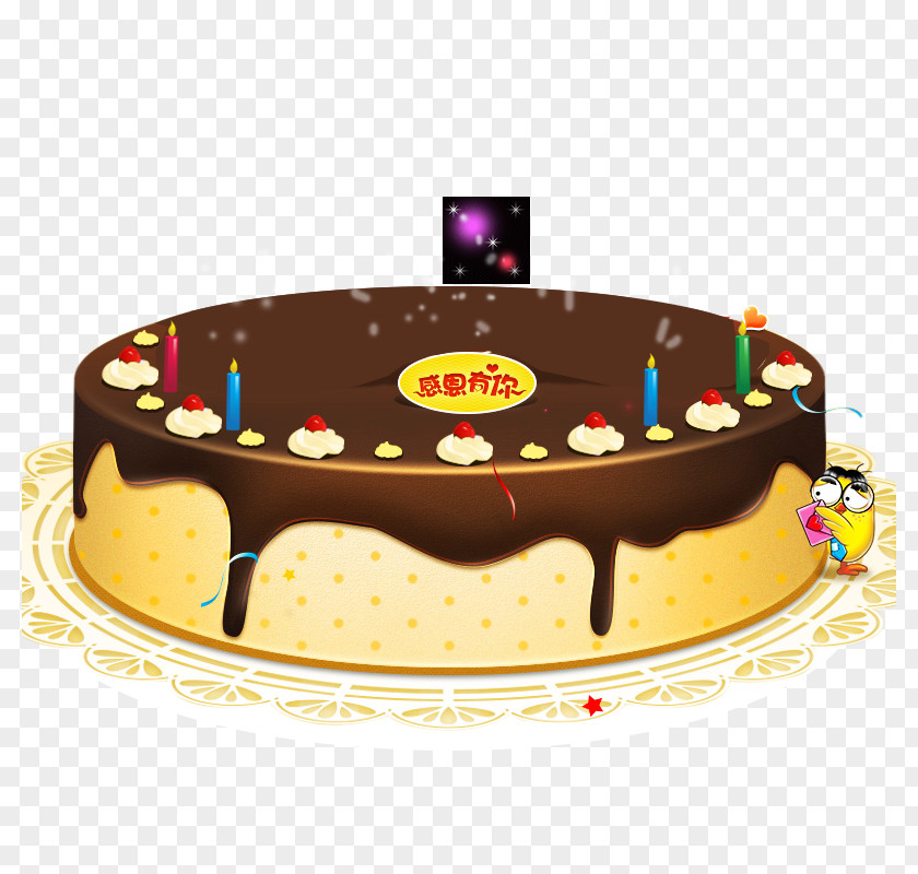Chocolate Cake Vector Material Truffle Birthday Torte Milk PNG