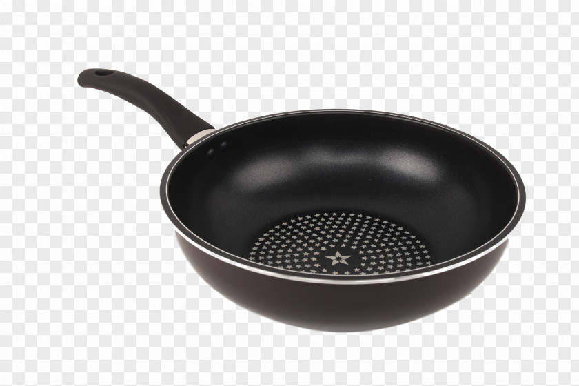 Cookware Polytetrafluoroethylene Non-stick Surface Seasoning Frying Pan PNG