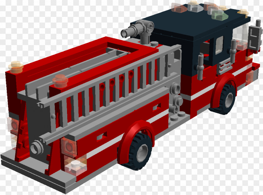 Fire Truck Engine Chicago Department LEGO PNG