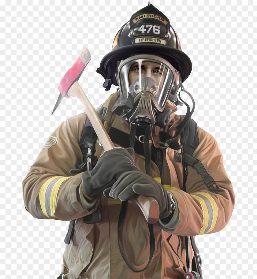 Firefighter Mask Fire Department PNG