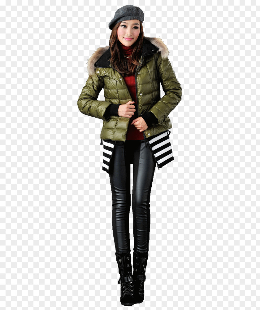 Jeans Leggings Leather Jacket Fashion PNG