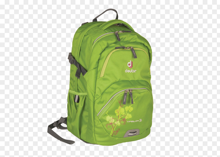 Backpack Hand Luggage Bag Green PNG