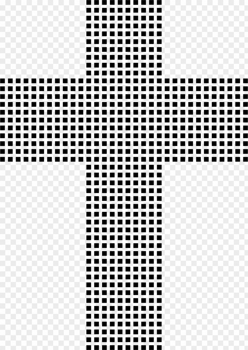 Christian Cross Typography Clip Art PNG