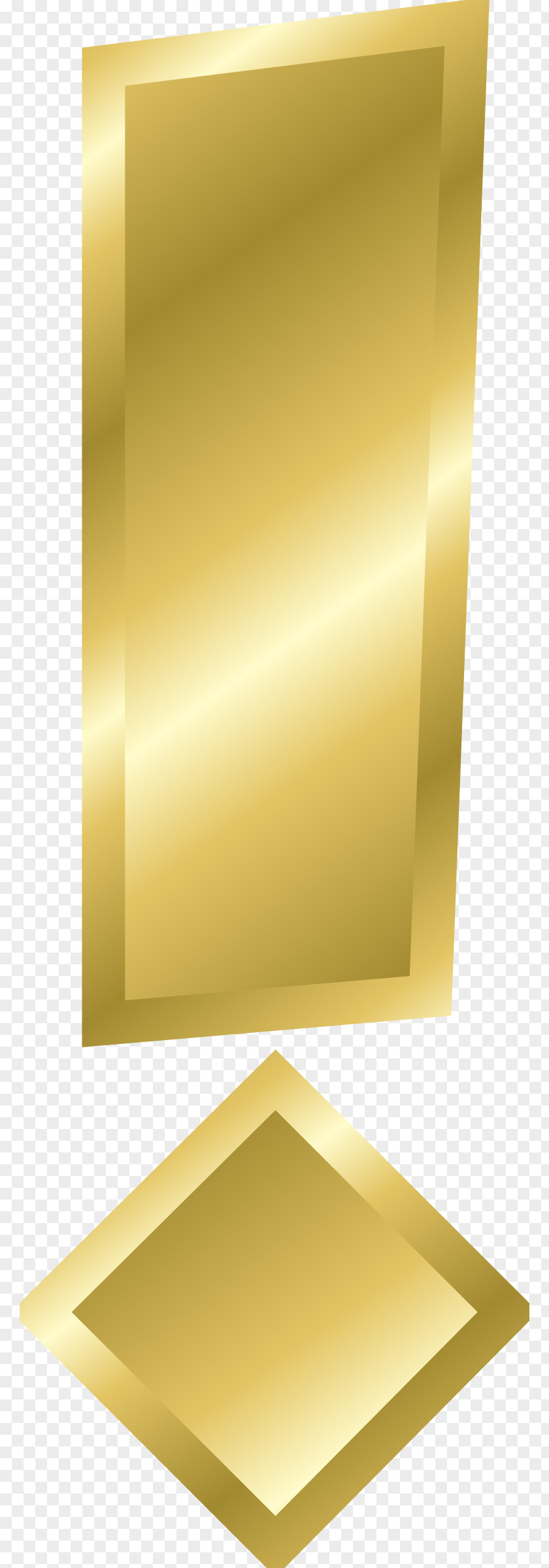 Gold Letters Exclamation Mark Letter Interjection Alphabet PNG