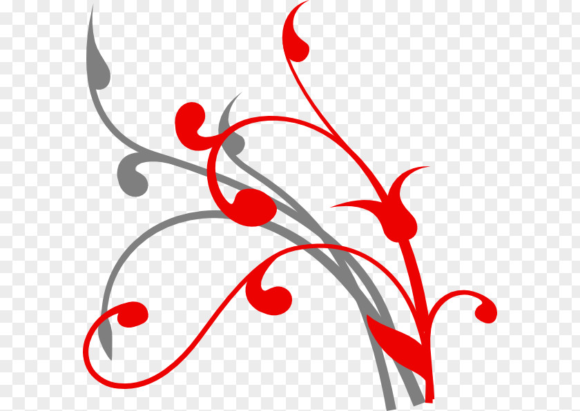 The Combination Of Red And Gray Branch Tree Clip Art PNG