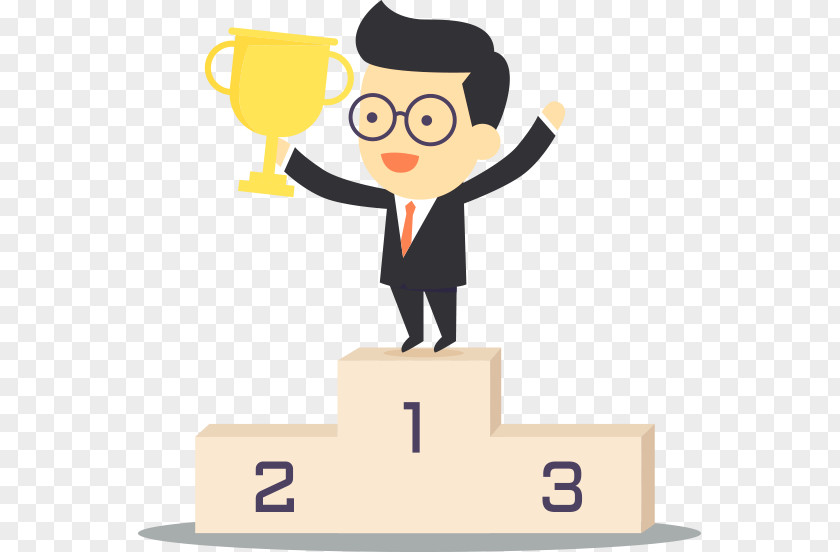 Winner Trophy Podium Royalty-free Clip Art PNG