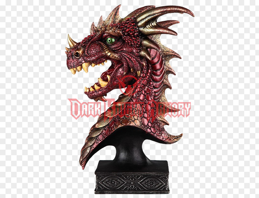 Dragon Sculpture Statue Bust Figurine PNG
