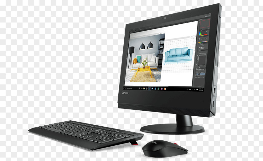 Intel All-in-One Desktop Computers Lenovo V310z PNG