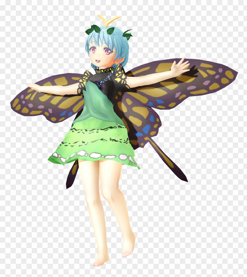 Larva Touhou Project VRChat Cirno Art PNG