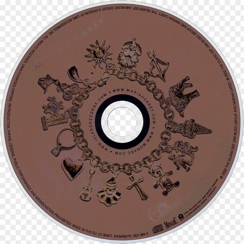 Mariah Carey Compact Disc Charmbracelet Pattern PNG