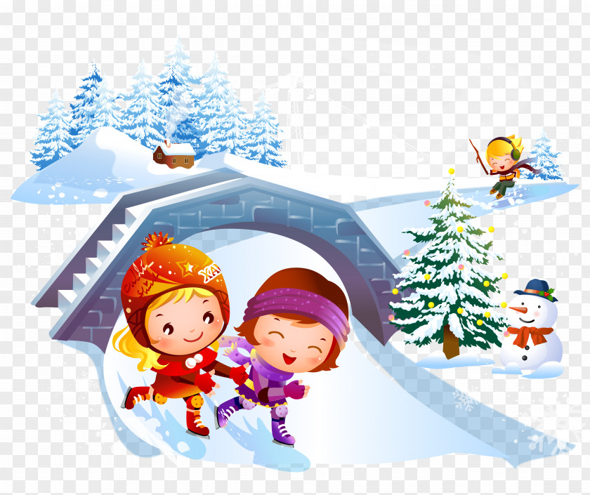 Skiing Winter Olympic Games Holiday Child PNG