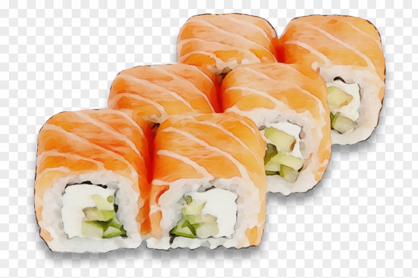 Smoked Salmon Sushi PNG
