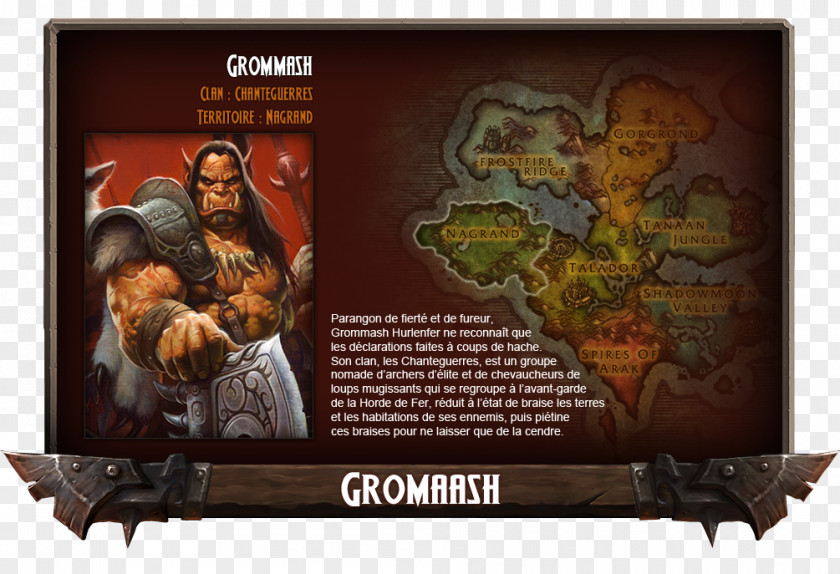 Warlords Of Draenor Grom Hellscream World Warcraft: Legion Durotan Gul'dan PNG