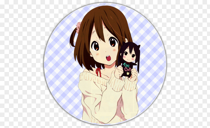 Yui Hirasawa K-On! Art Desktop Wallpaper PNG