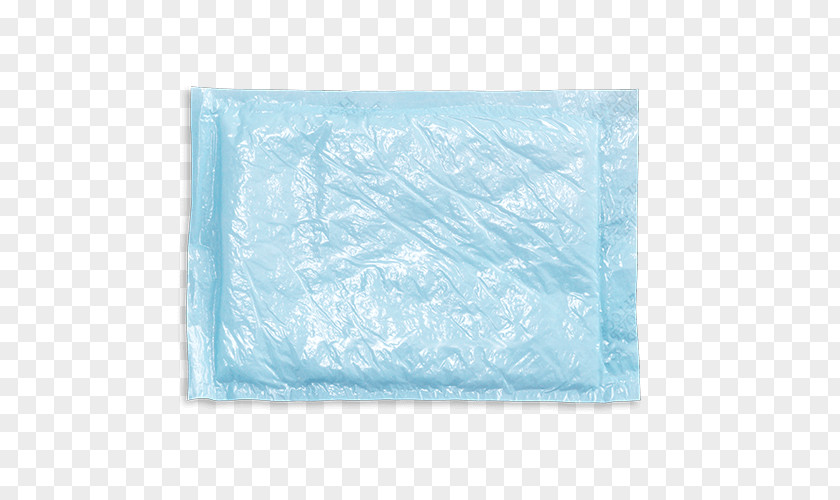 Absorbent Plastic Turquoise Rectangle PNG