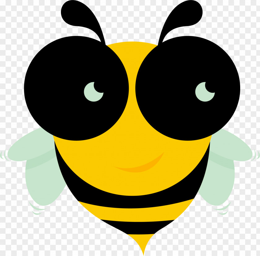 Big Eyes Bee Venom Apidae Apitoxin Honey Icon PNG