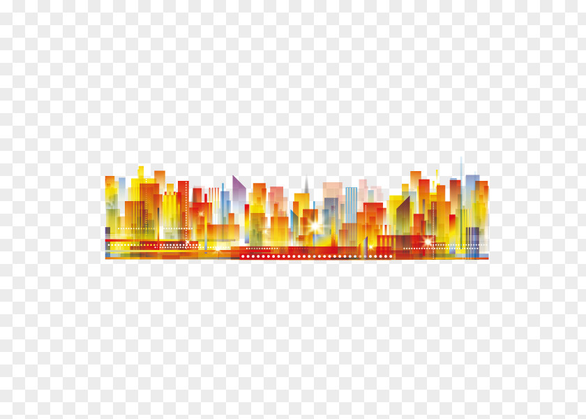 City ​​building,City Silhouette,Beautiful Silhouette Building Illustration PNG