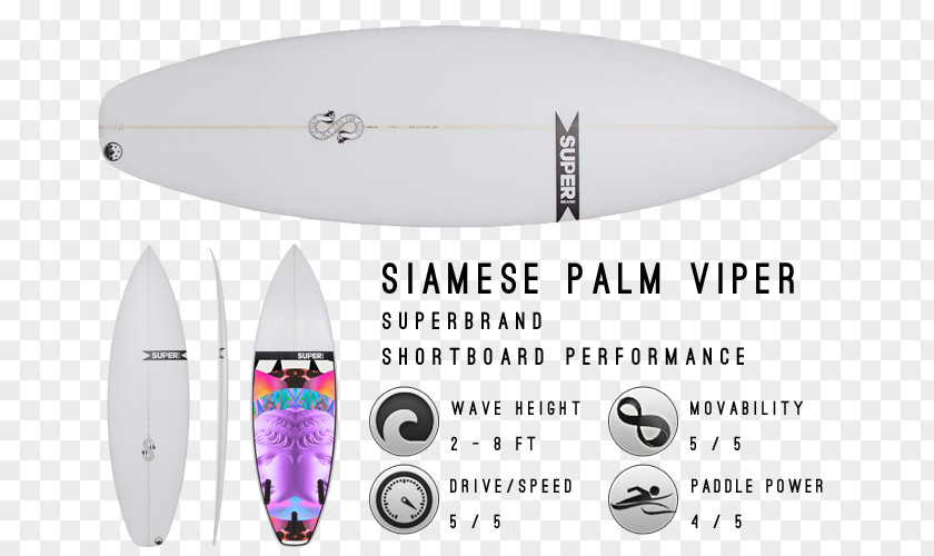 Palm Top Surfboard Big Wave Surfing Shortboard Surf Art PNG