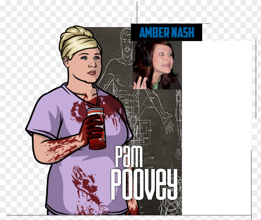 Actor Sterling Archer Lana Anthony Kane Pam Poovey PNG