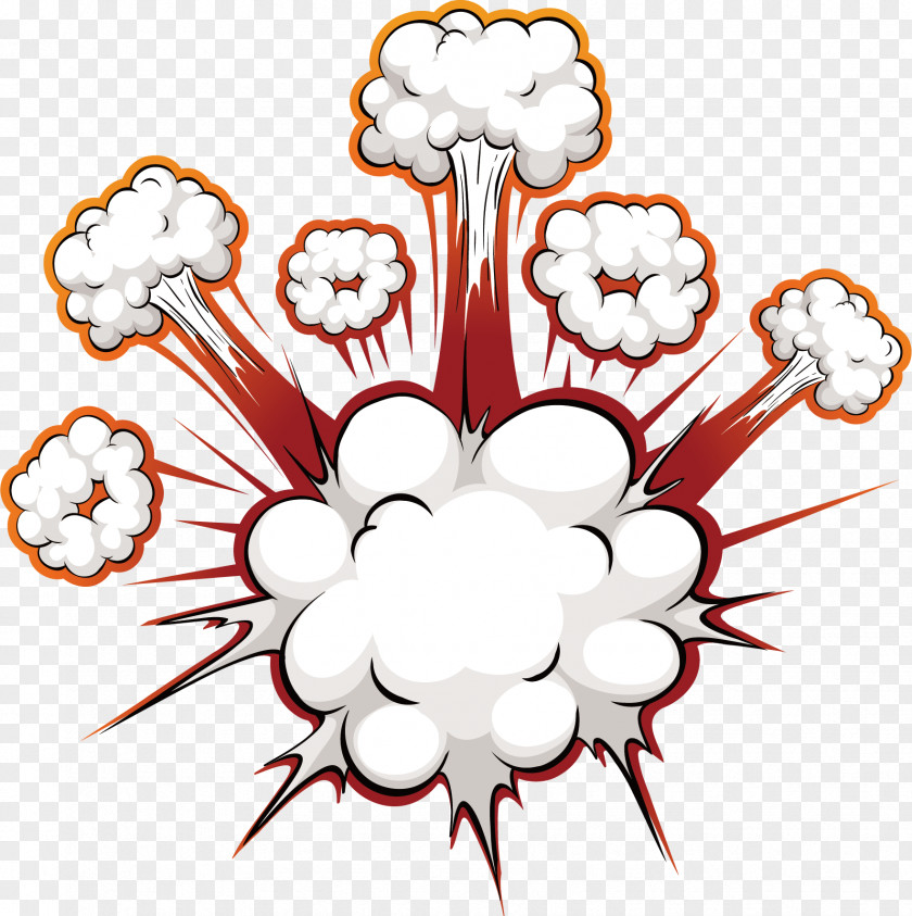 Bomb Blast Effect Comics Explosion Speech Balloon PNG