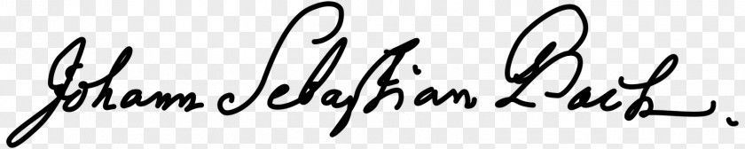 Johann Pachelbel Autograph Signature Cantata Ich Habe Genug, BWV 82 Christmas Oratorio PNG