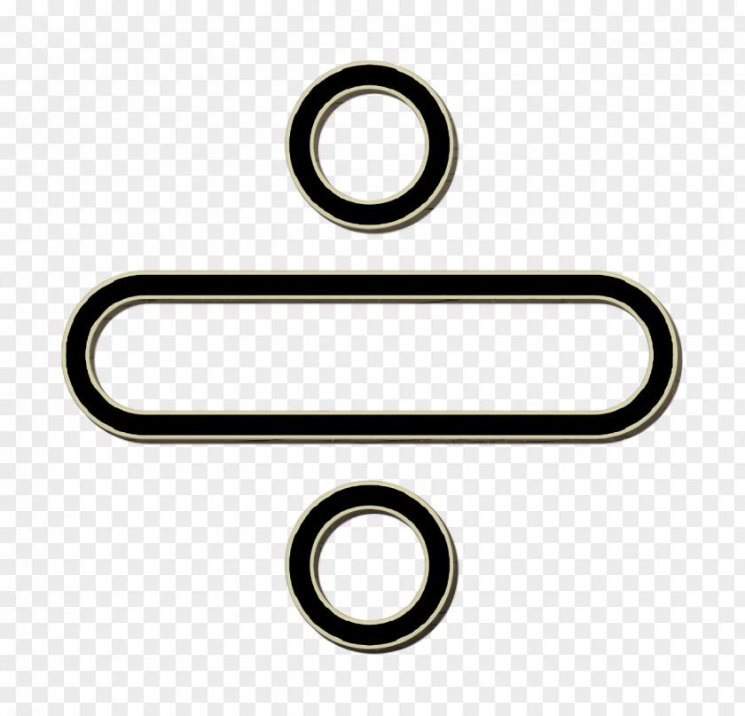 Oval Rectangle Division Icon Essential Set Calculator PNG