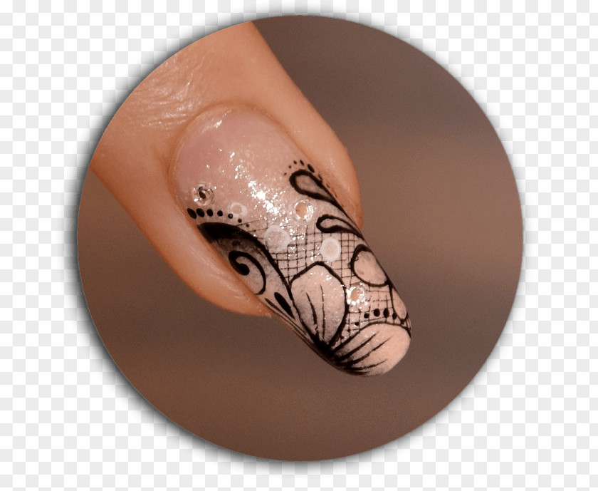 Aquarel Nail Art Paper Lace Polish PNG