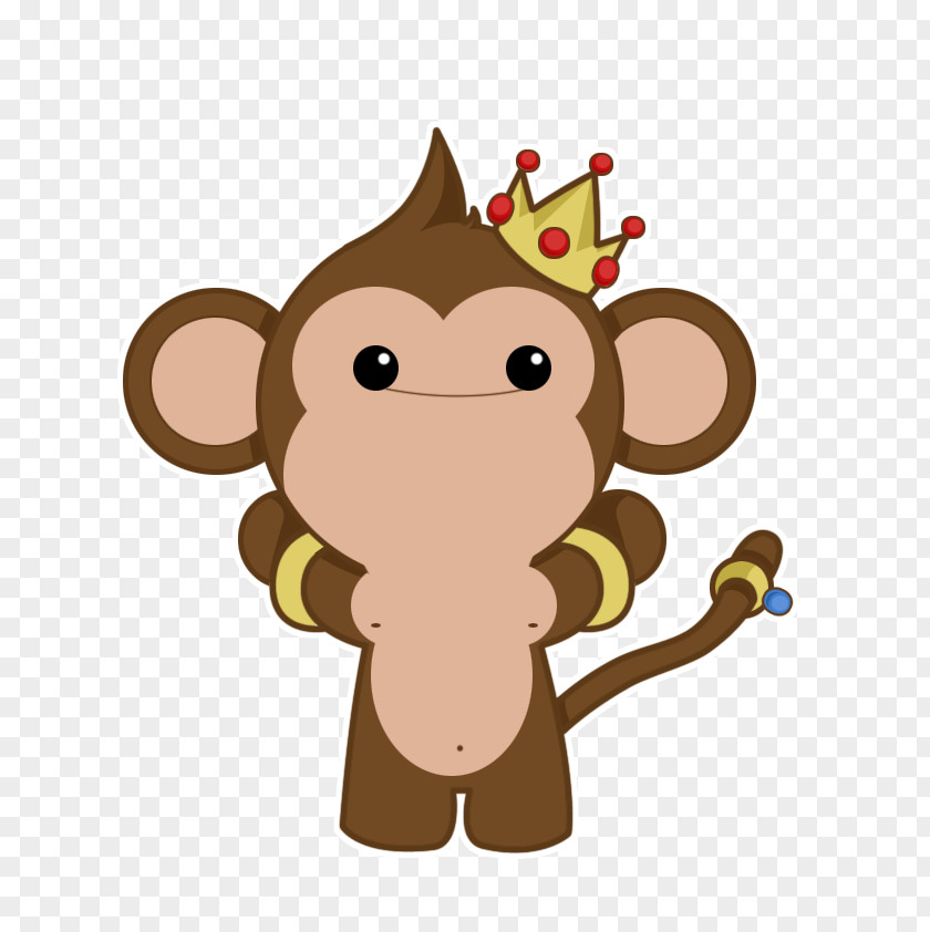 Cute Monkey Lion Clip Art PNG