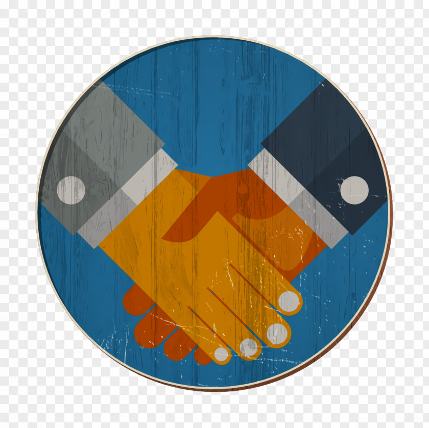 Handshake Hot Air Balloon Agreement Icon Business Partnership Strategy PNG