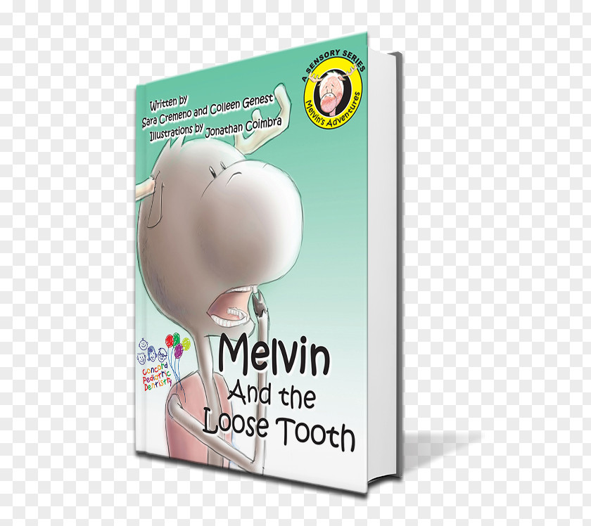 Creative Cover Book Melvin And The Loose Tooth Font PNG