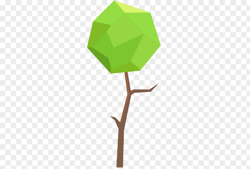 Green Diamond Tree Euclidean Vector PNG