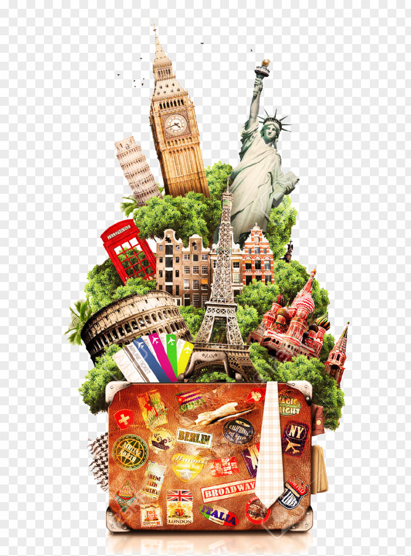 Travel Tourism Collage Vacation Tourist Attraction PNG