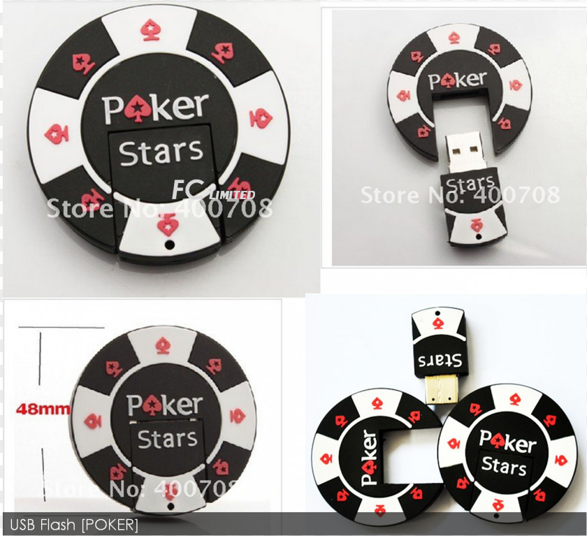 USB Flash Drives Game Data Storage PokerStars Charms & Pendants PNG