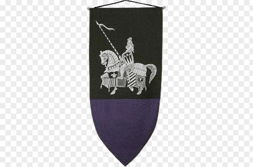 Knight Heraldic Flag Banner Middle Ages Crusades PNG