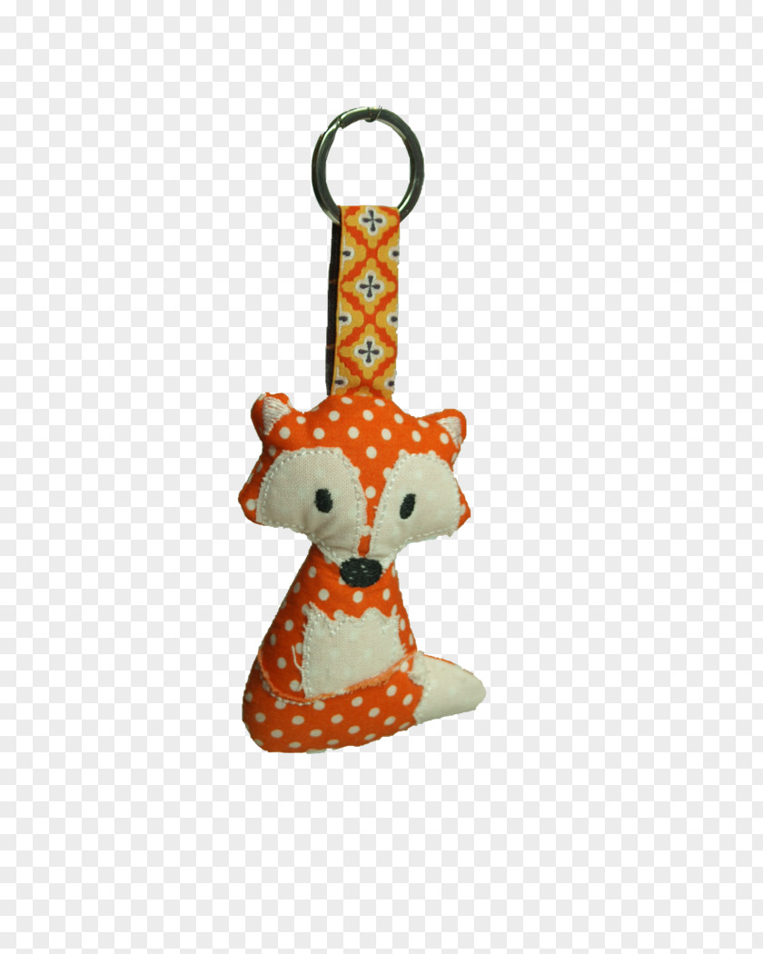 Orange Dots Key Chains Animal Toy Infant PNG