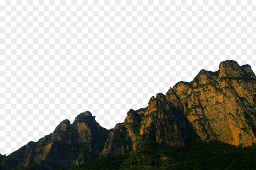 Yuntai Mountain Sunset Tourism PNG