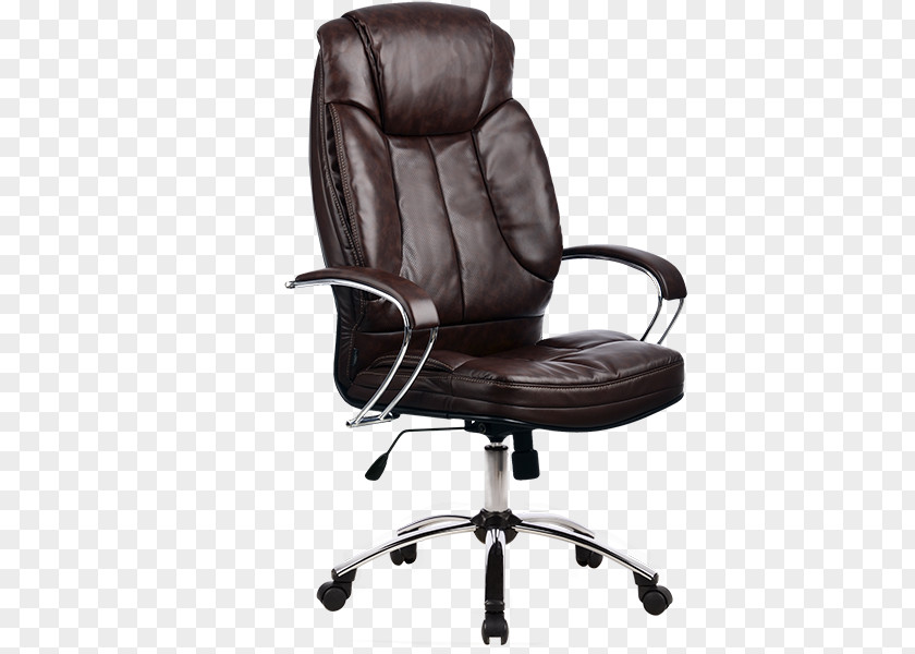 Chair Office & Desk Chairs Swivel Artificial Leather PNG