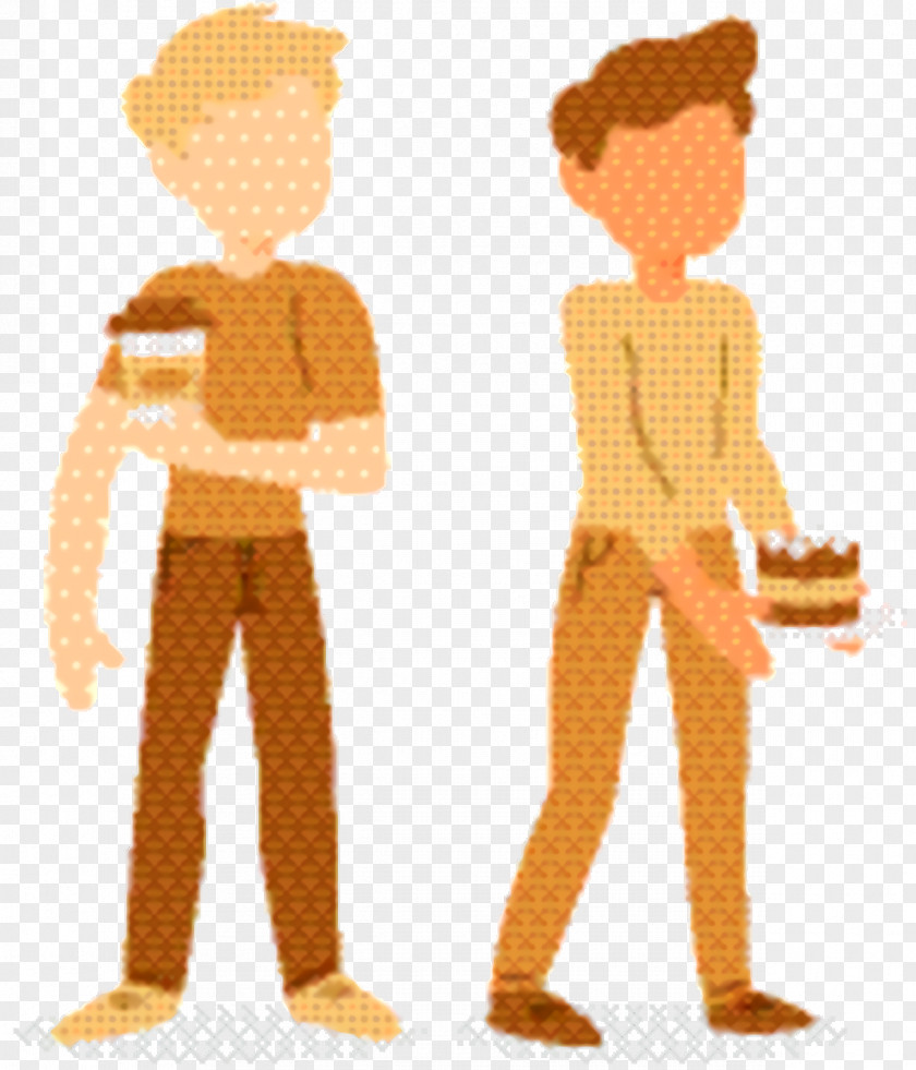 Gesture Standing Boy Cartoon PNG