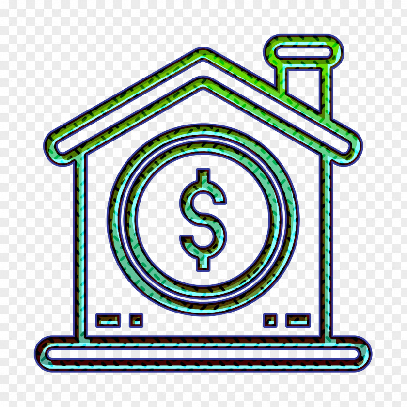 Rent Icon Home Coin PNG