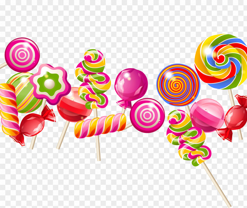 Sweet Candy Lollipop PNG