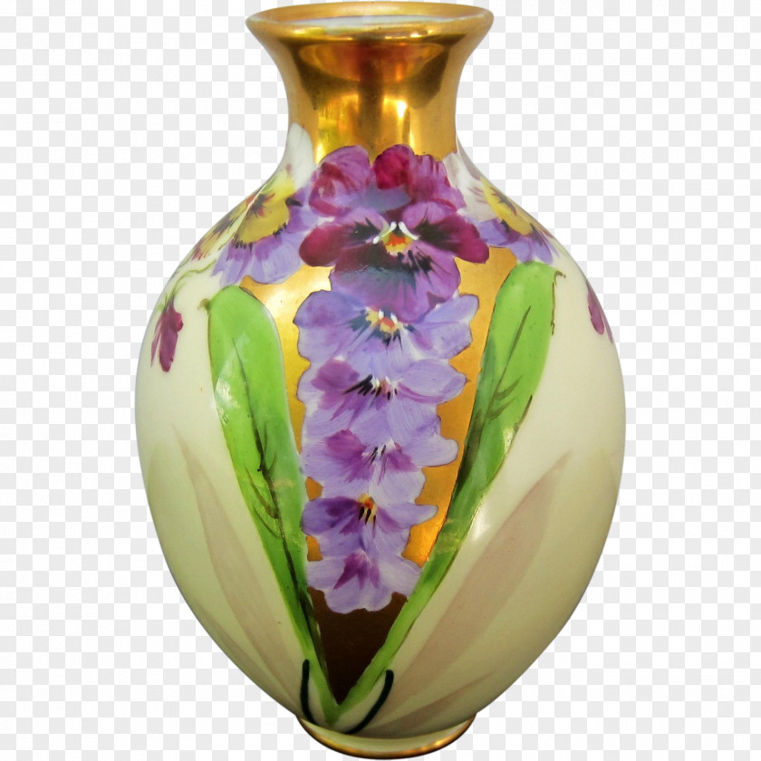 Vase Lilac Purple Violet Flowerpot PNG