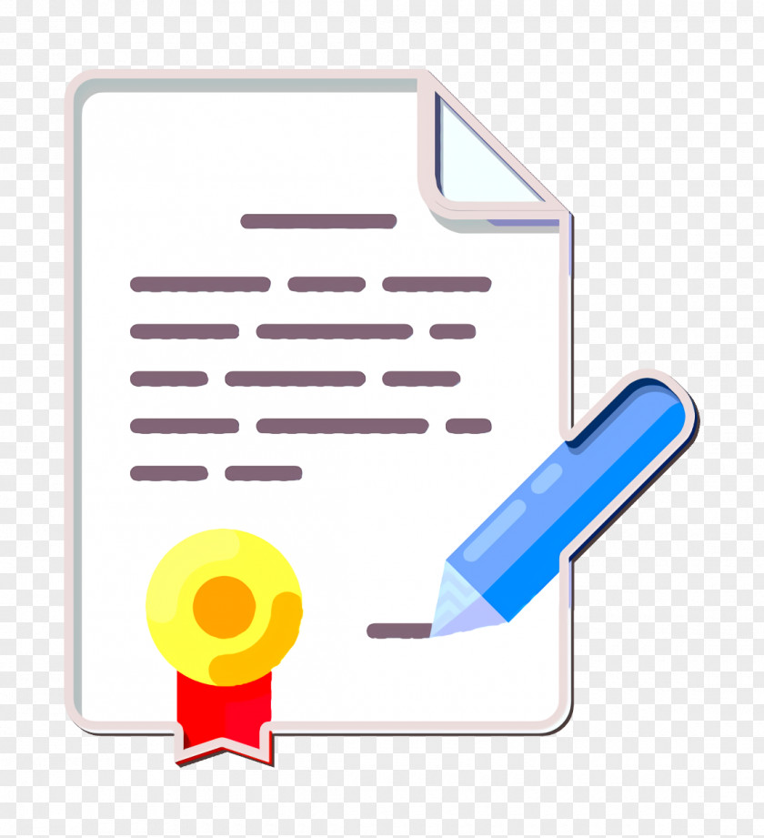 Certificate Icon Contract Startup PNG