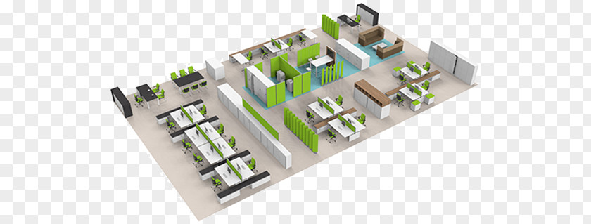 Design Office Space Planning Interior Services 3D Floor Plan PNG