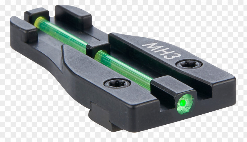 Fibre Optic GLOCK 17 Iron Sights Tritium PNG