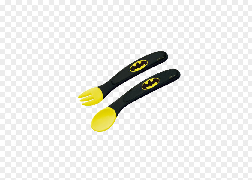 Japan Imported Children's Tableware Pattern Batman Spoon Fork PNG