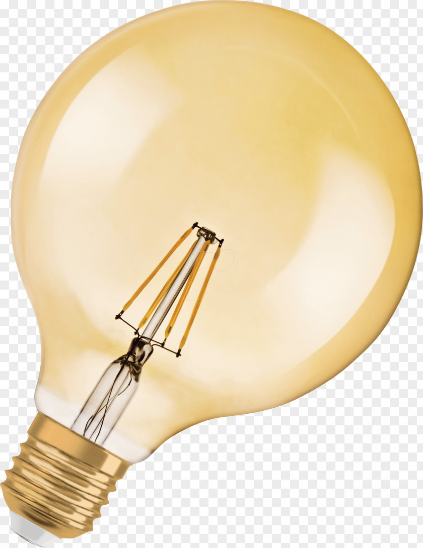 Light Bulb LED Lamp Incandescent Filament Edison Screw PNG