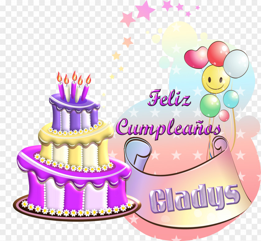 Birthday Cake Cumpleaños Feliz Decorating Torte PNG