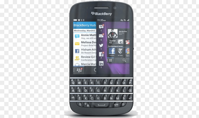 BlackBerry 10 Z10 Smartphone Bold Telephone PNG