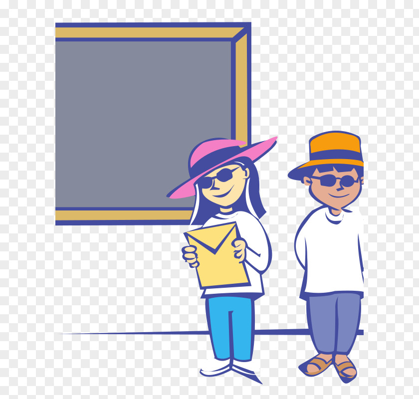 Blackboard Cartoon Clip Art PNG