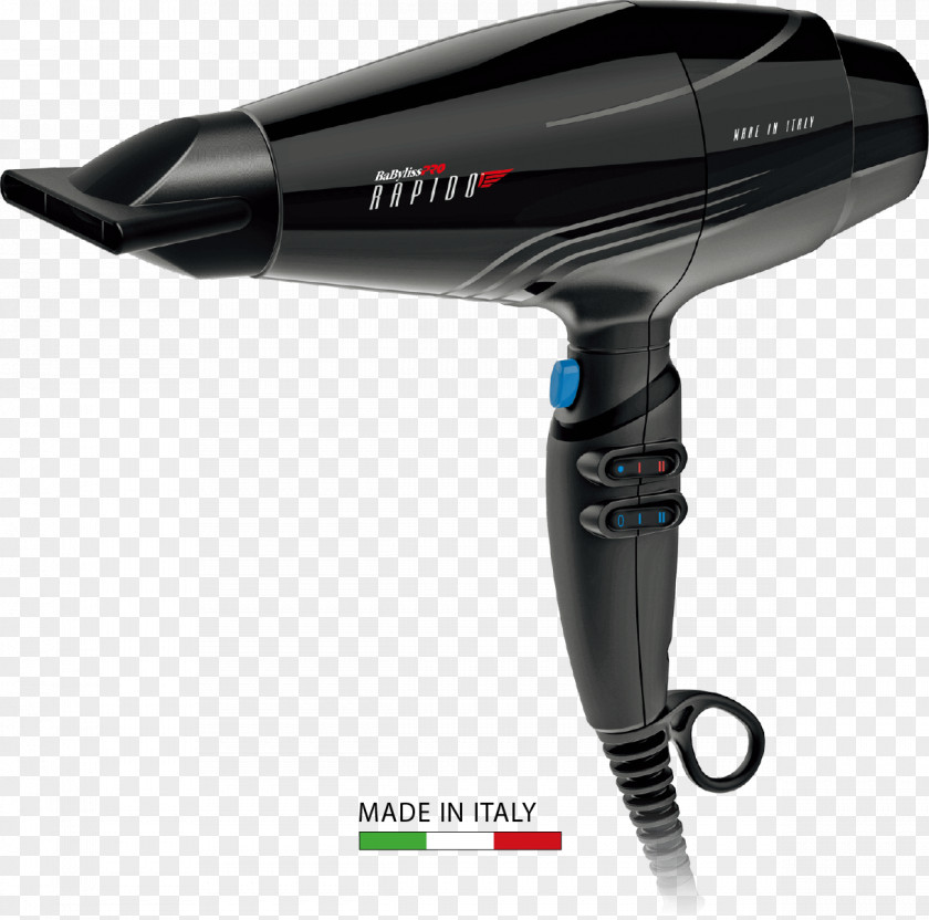 Blow Dryer Hair Iron Dryers Babyliss Hairdryer 6000E Secador Profesional Ultra Potente 6616E 2300W #Negro Styling Tools PNG